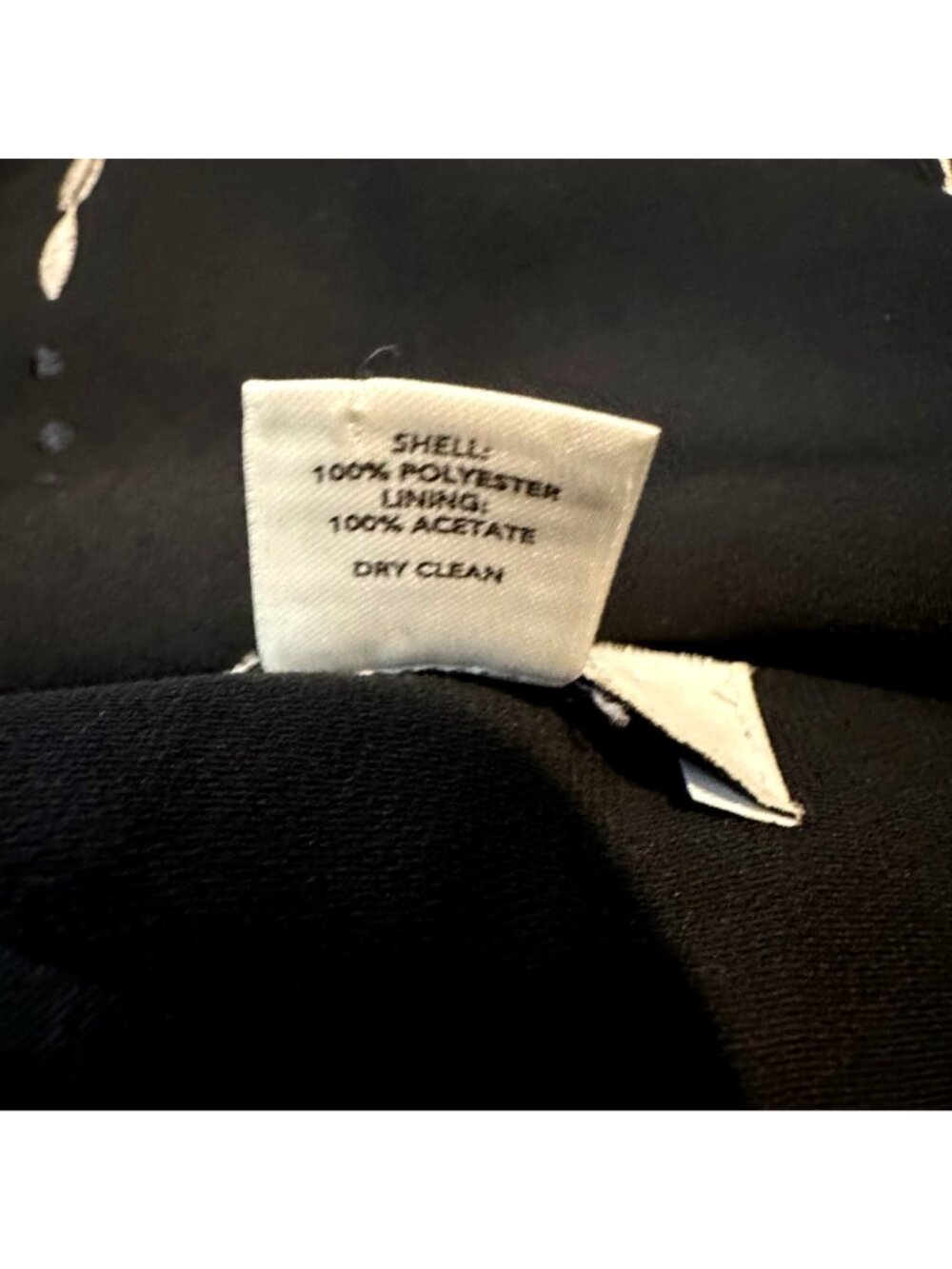 Ann Taylor Loft Black Skirt Size 4 Gold Floral Embroidery Cottage Folkloric - Picture 7 of 9